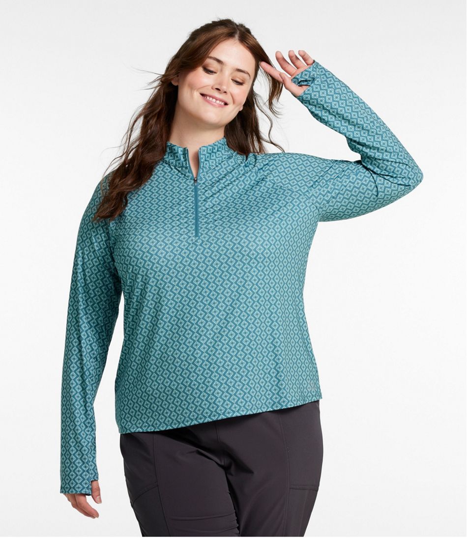 Long-Sleeve Quarter-Zip Print Women's Access Trail Pullover