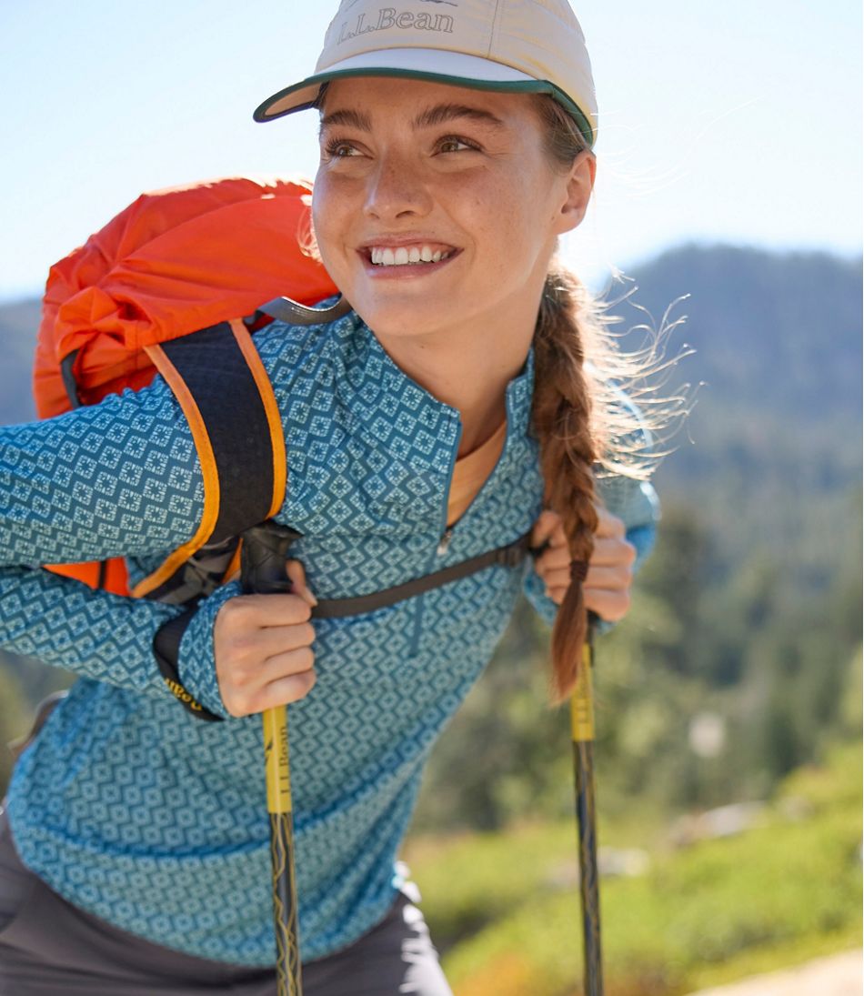 Long-Sleeve Quarter-Zip Print Women's Access Trail Pullover
