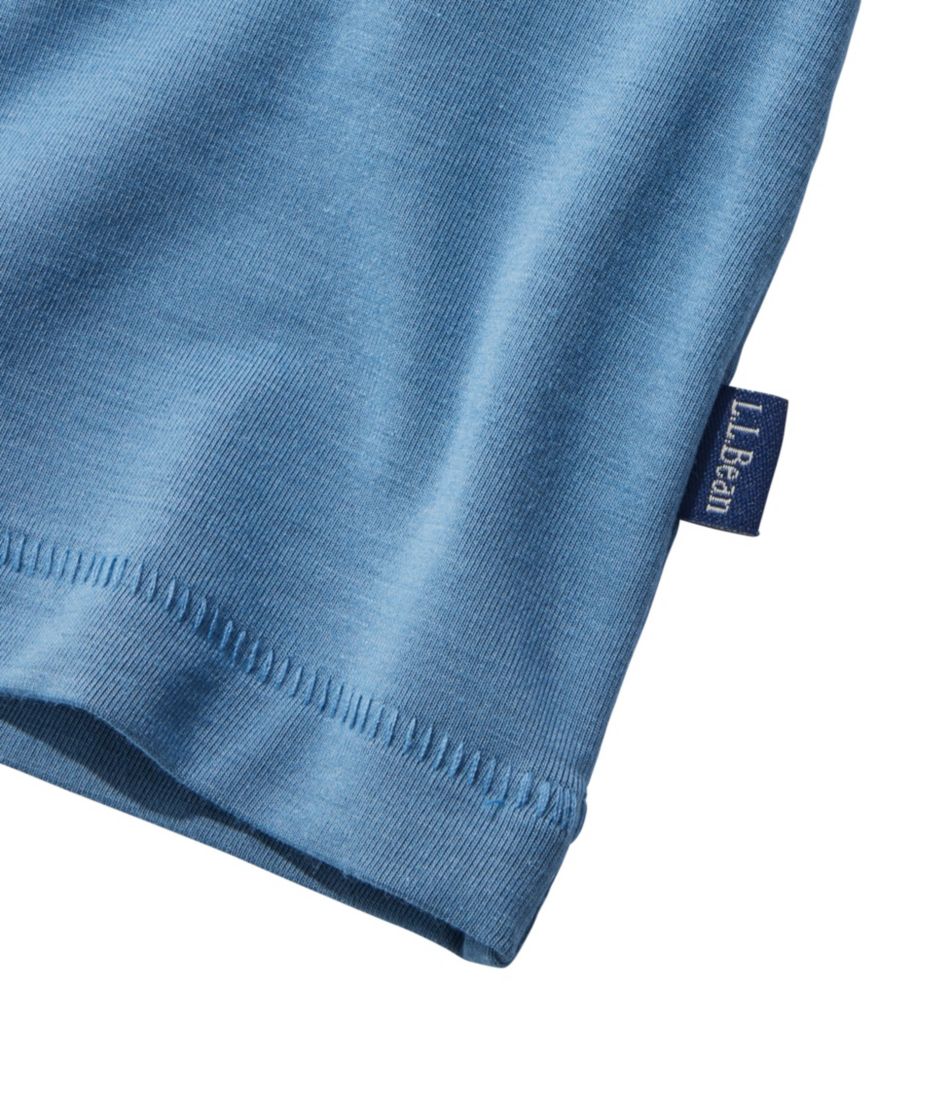 Women's Soft Stretch Supima-Blend Tee Short-Sleeve V-Neck