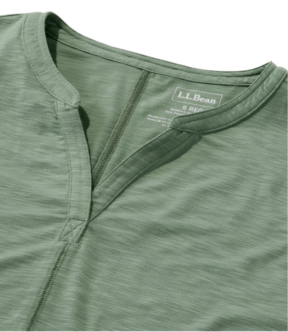 Three-Quarter-Sleeve Splitneck Women's Streamside Tee