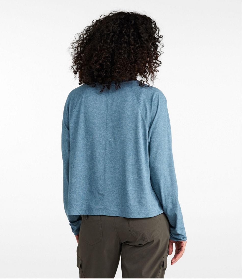 Long-Sleeve Cropped Women's Movement Essential Tee
