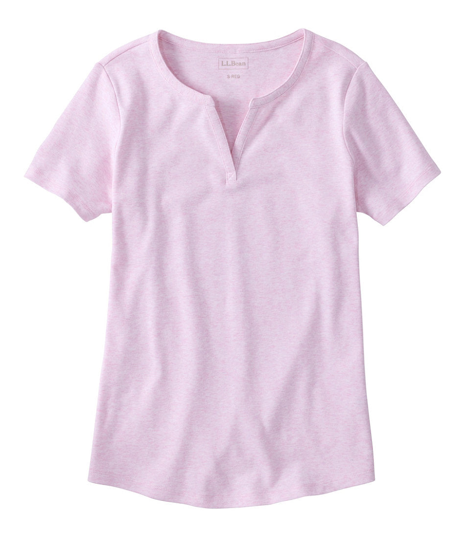 Short-Sleeve Notch-Neck Women's L.L.Bean Tee