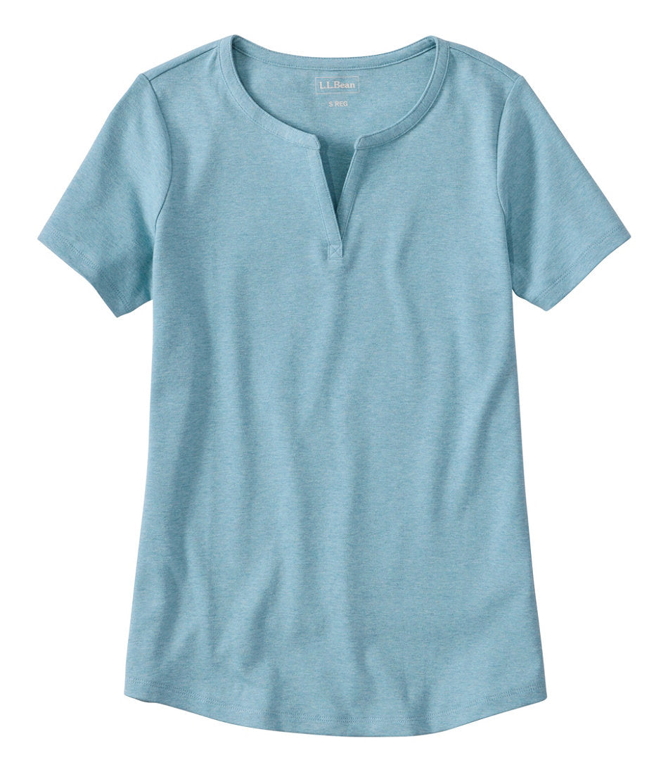 Short-Sleeve Notch-Neck Women's L.L.Bean Tee