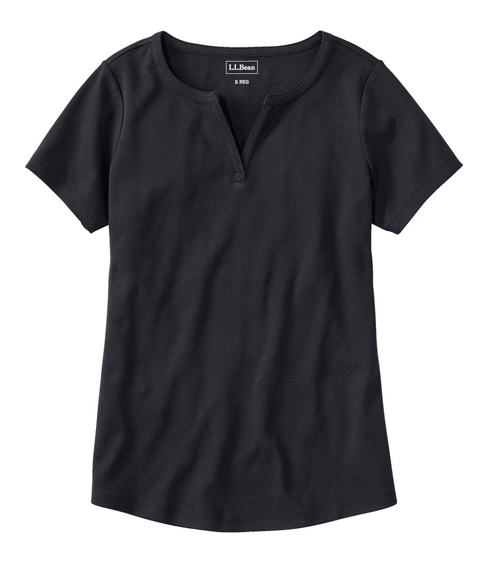 Short-Sleeve Notch-Neck Women's L.L.Bean Tee
