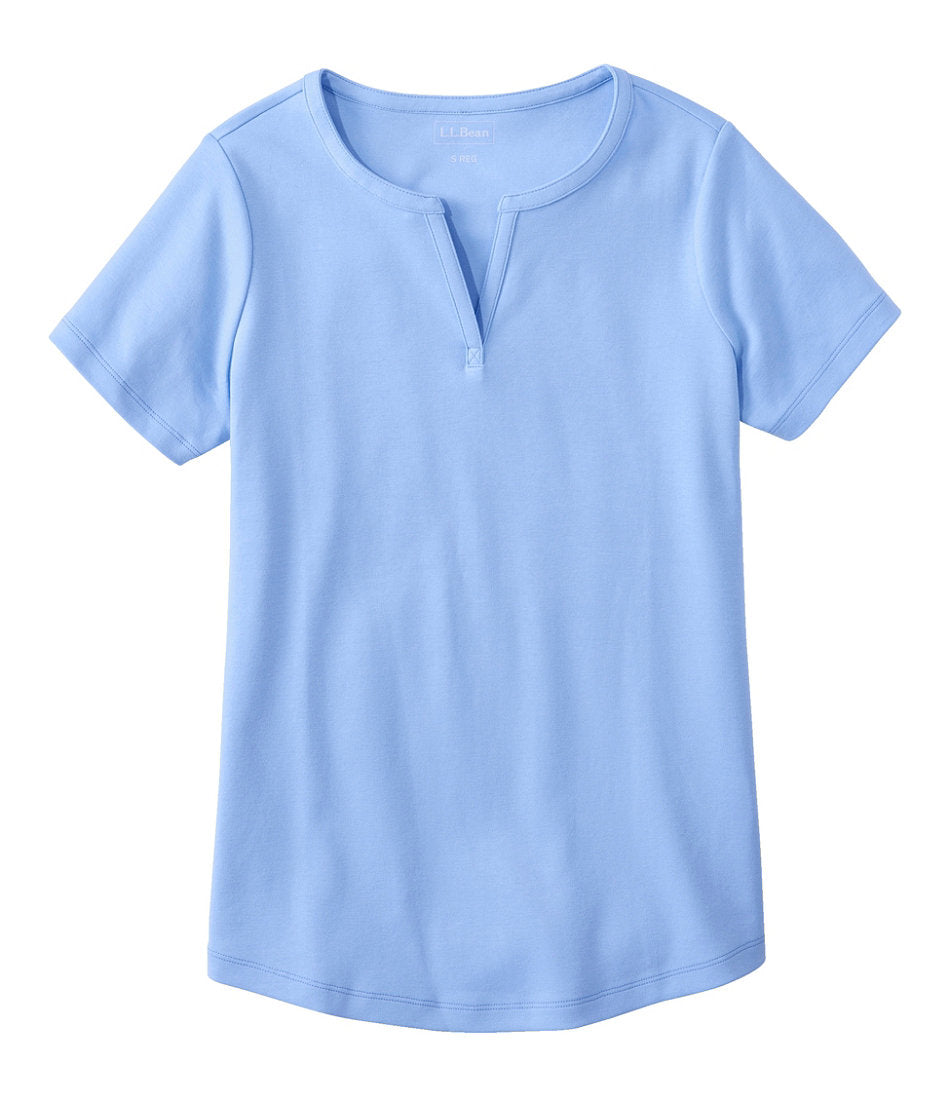 Short-Sleeve Notch-Neck Women's L.L.Bean Tee