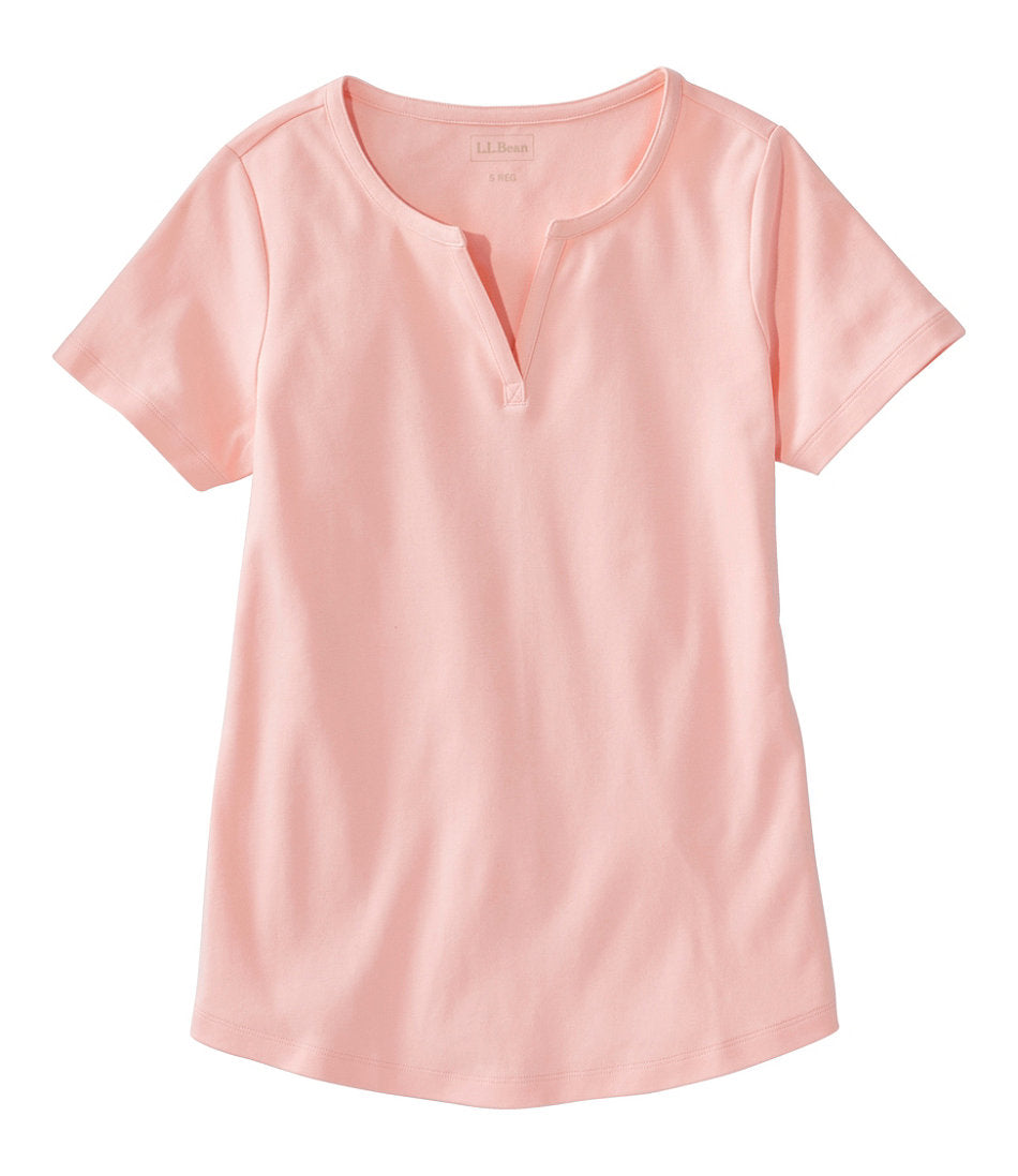 Short-Sleeve Notch-Neck Women's L.L.Bean Tee