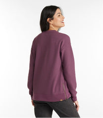 Crewneck Women's Birchwood Brushed Waffle Top