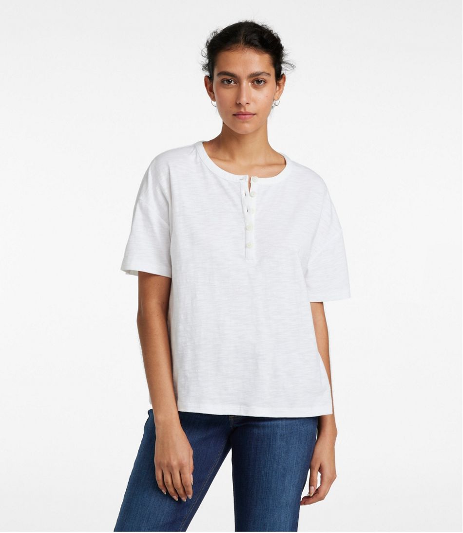 Women's Signature Slub Tee Short-Sleeve Henley
