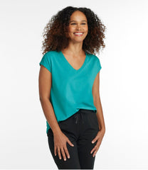 Women's Beyond Soft V-Neck Tee Short Sleeve