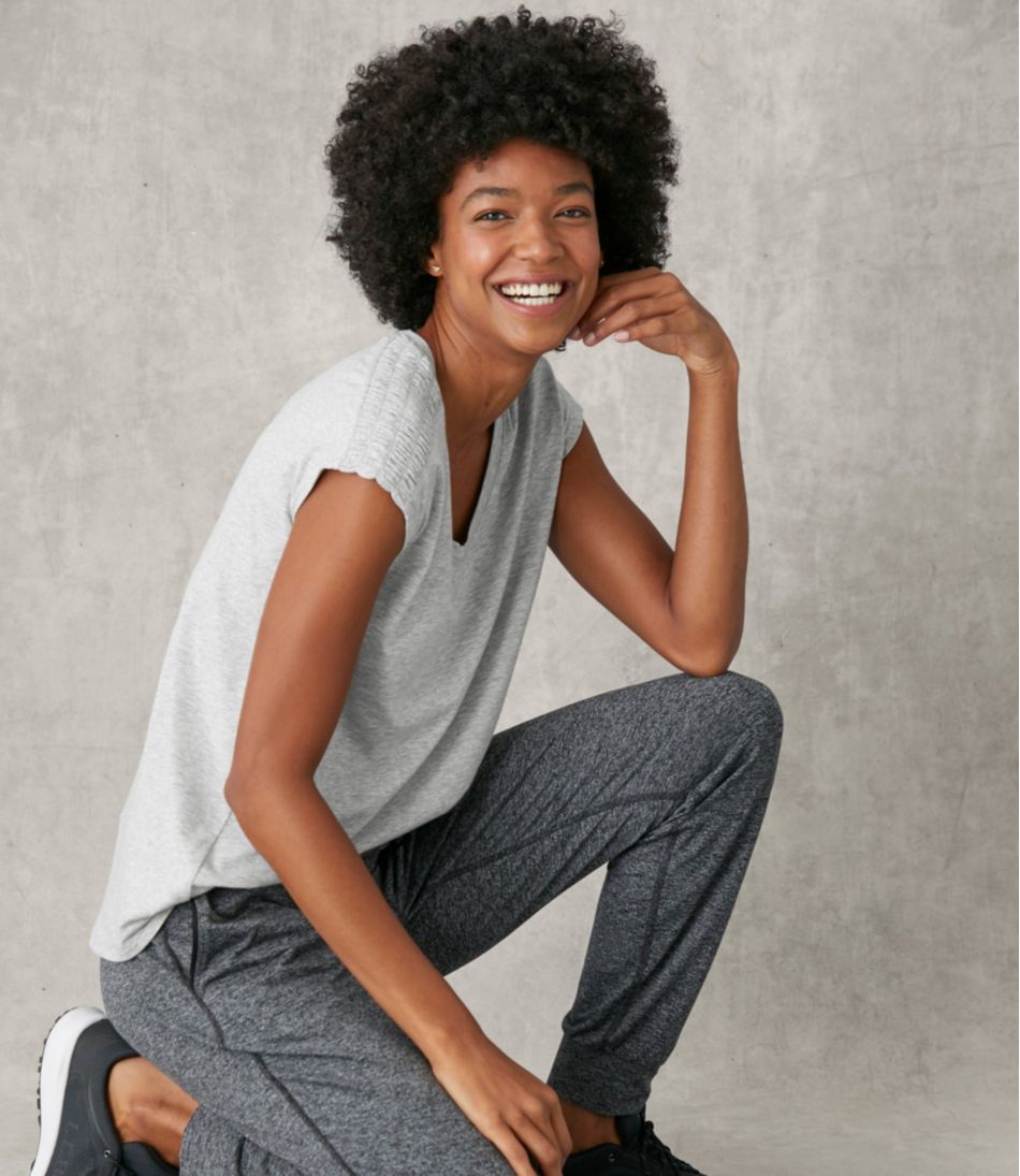 Women's Beyond Soft V-Neck Tee Short Sleeve