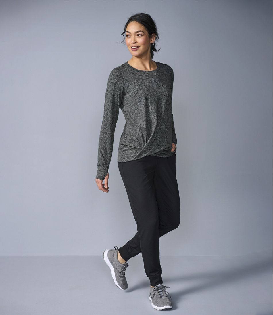 Long-Sleeve Women's VentureSoft Twist-Front Top