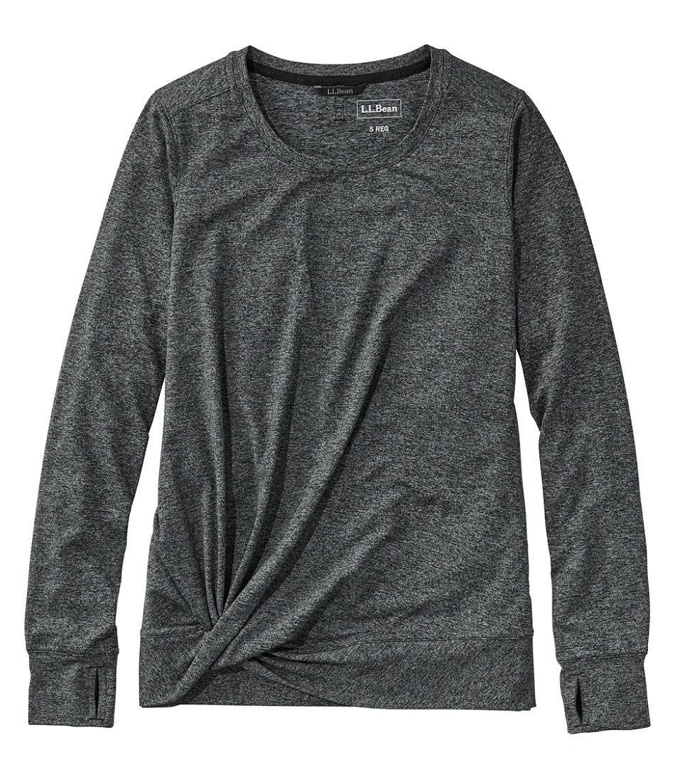 Long-Sleeve Women's VentureSoft Twist-Front Top