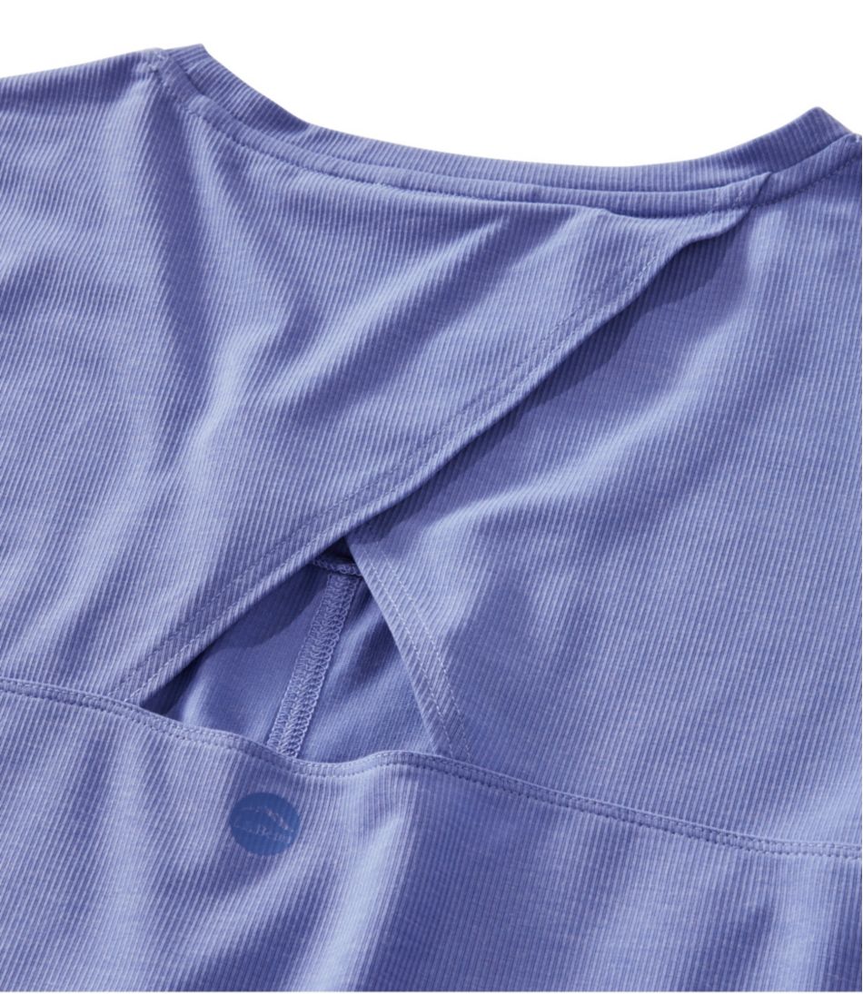 Women's Ribbed Performance Tee Short-Sleeve