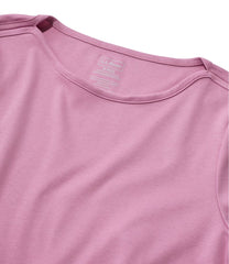 Elbow-Sleeve Boatneck Women's Pima Cotton Tee