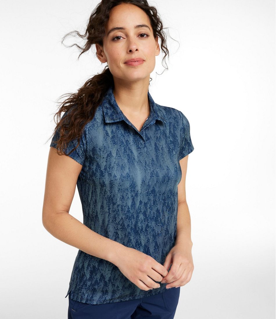 Short-Sleeve Print Women's Access Polo