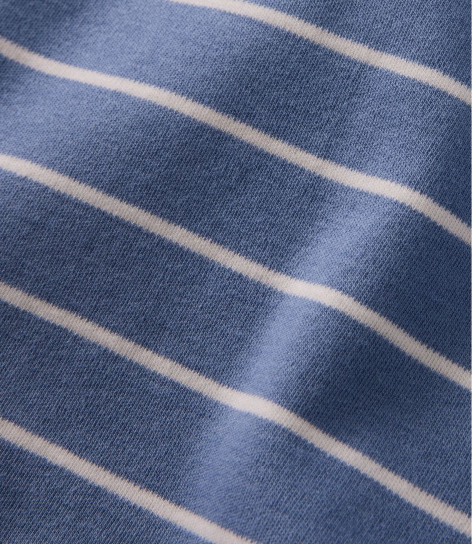 Short-Sleeve Notch-Neck Stripe Women's L.L.Bean Tee