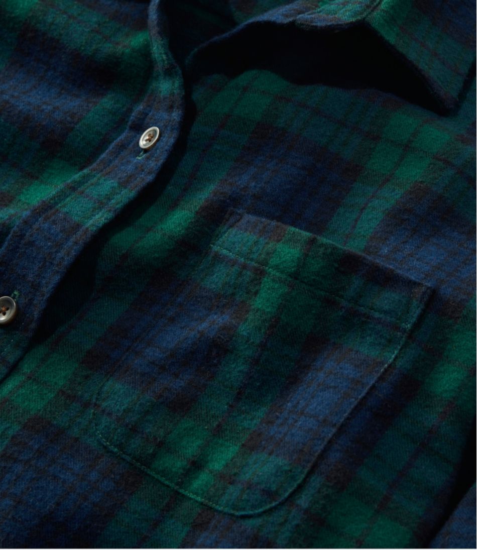 Women's Scotch Plaid Flannel Shirt Relaxed