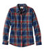 Women's Scotch Plaid Flannel Shirt Relaxed