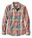 Women's Scotch Plaid Flannel Shirt Relaxed