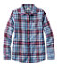 Women's Scotch Plaid Flannel Shirt Relaxed