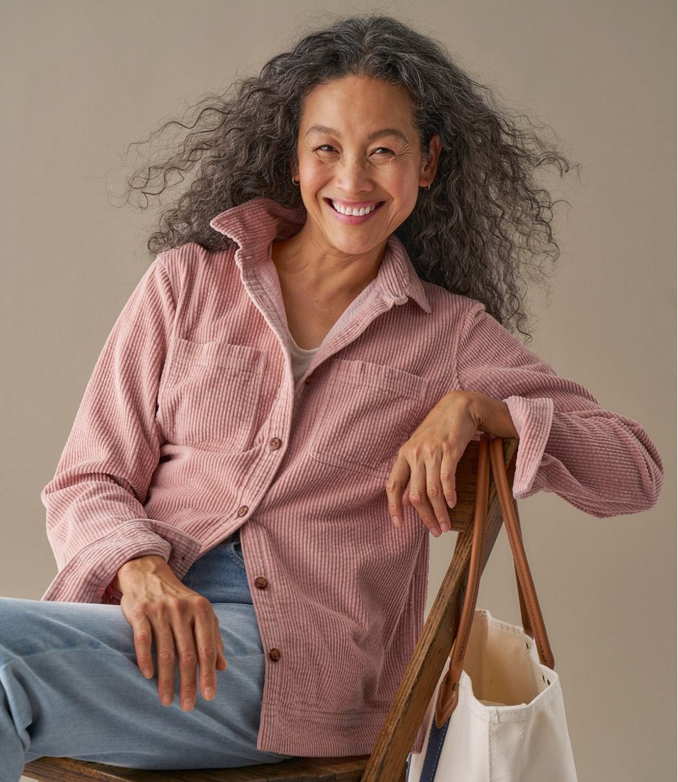 Women's Comfort Corduroy Relaxed Shirt