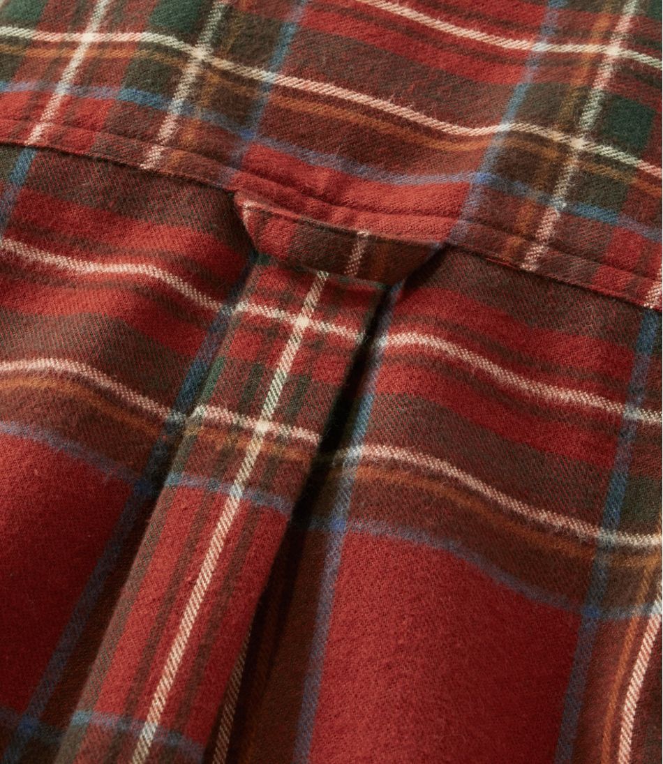 Women's Scotch Plaid Flannel Shirt Boyfriend