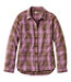 Women's Scotch Plaid Flannel Shirt Boyfriend