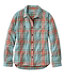 Women's Scotch Plaid Flannel Shirt Boyfriend