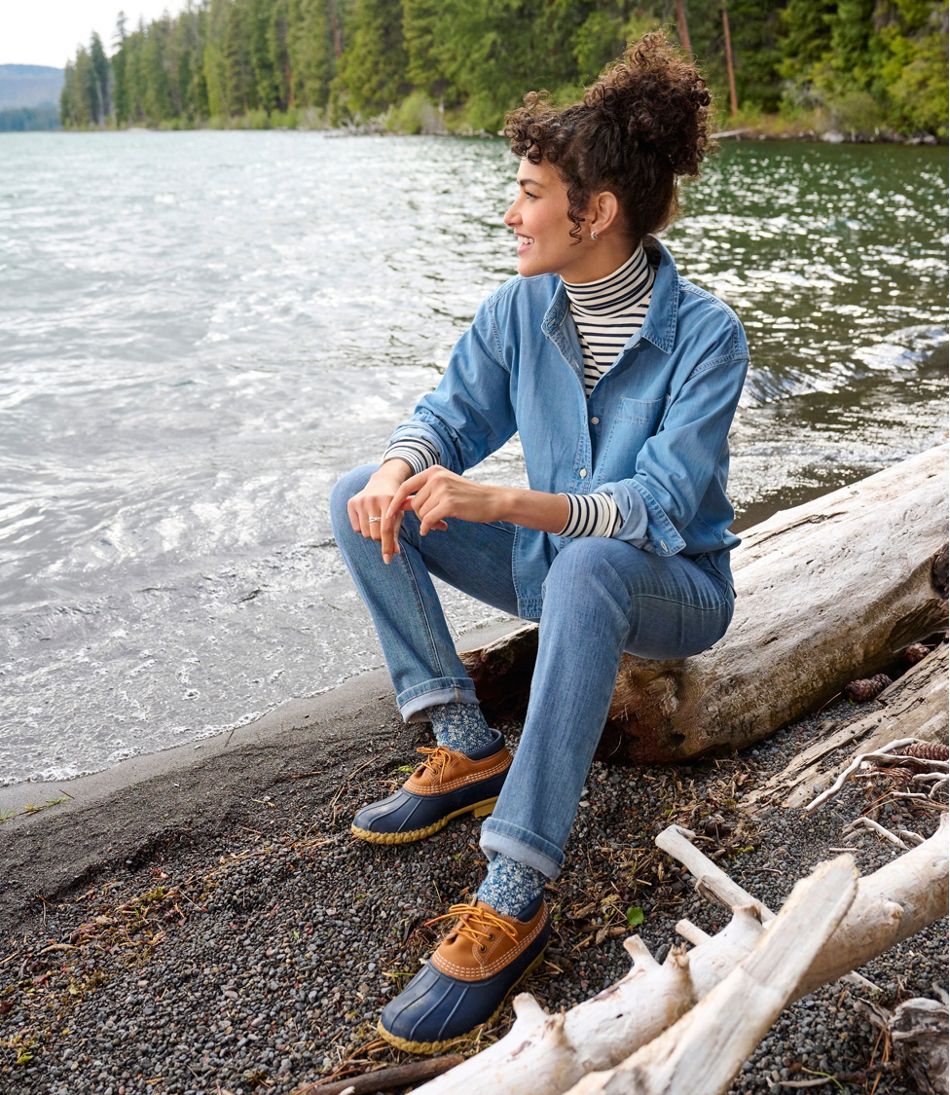 Women's L.L.Bean Denim Boyfriend Shirt