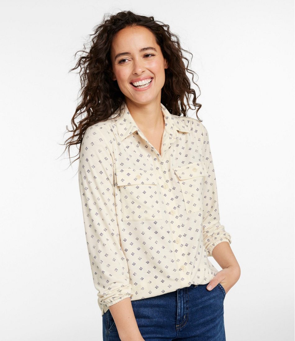 Women's Camden Hills Button Front Shirt Print