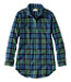Tunic Women's Scotch Plaid Flannel Shirt