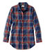 Tunic Women's Scotch Plaid Flannel Shirt