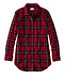 Tunic Women's Scotch Plaid Flannel Shirt