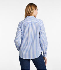 Long-Sleeve Women's Essential Cotton Poplin Shirt
