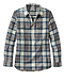 Quarter-Zip Women's Scotch Plaid Flannel Shirt