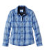 Snap-Front Plaid Women's Fleece-Lined Flannel Shirt