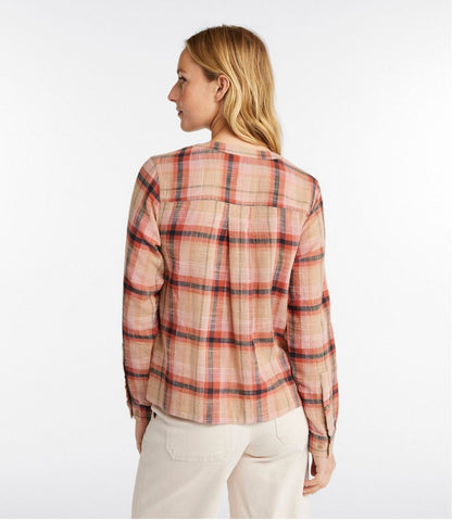 Women's L.L.Bean Day Breeze Shirt, Long-Sleeve Collarless