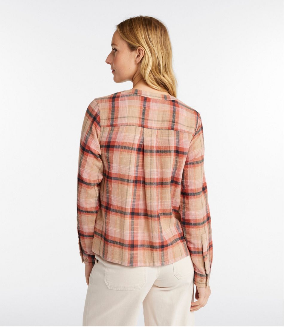 Long-Sleeve Collarless Women's L.L.Bean Day Breeze Shirt