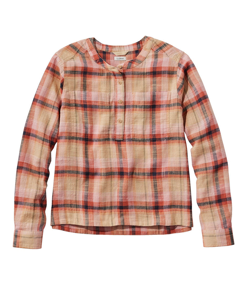 Long-Sleeve Collarless Women's L.L.Bean Day Breeze Shirt