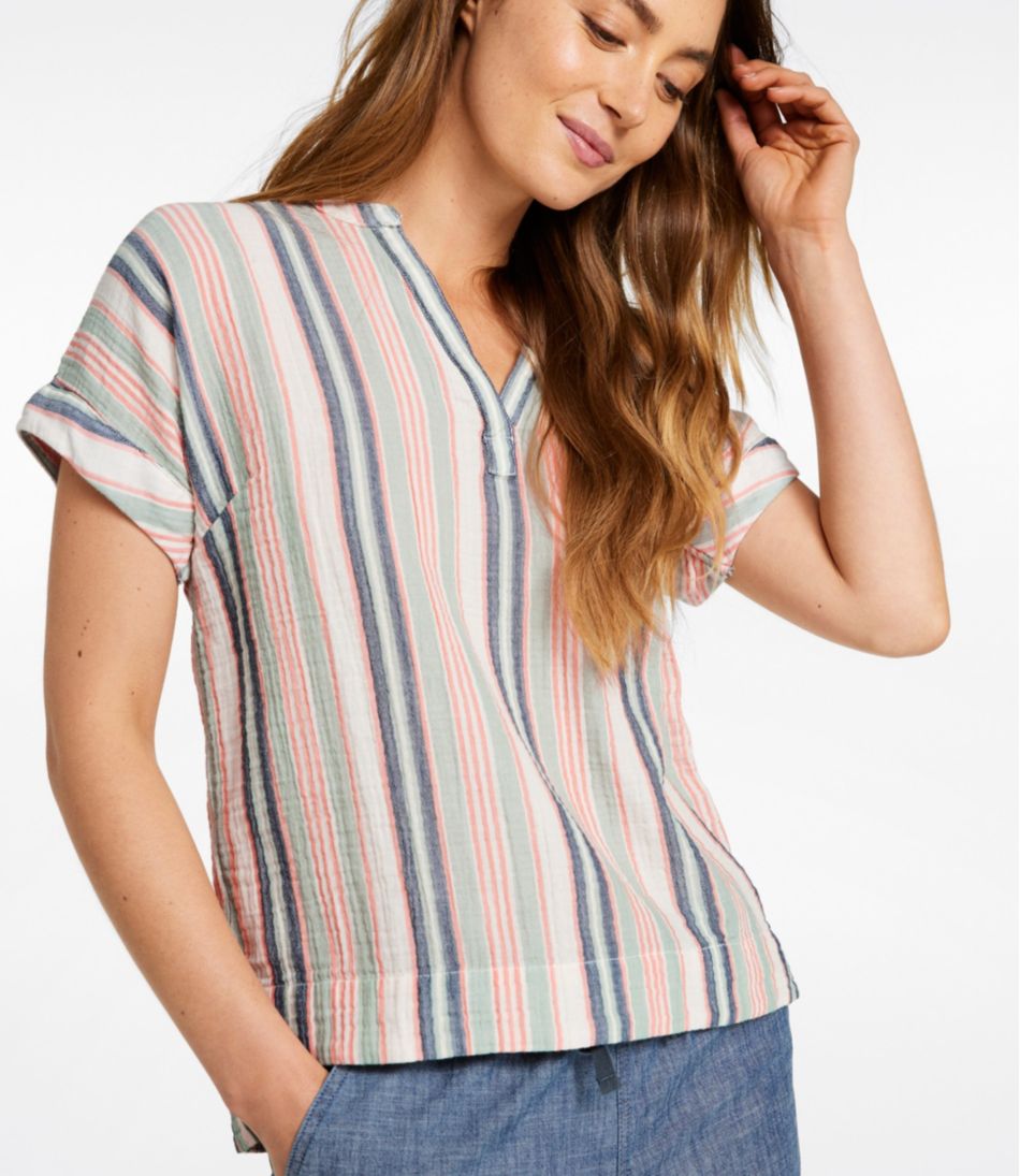 Women's Cloud Gauze Shirt Short-Sleeve