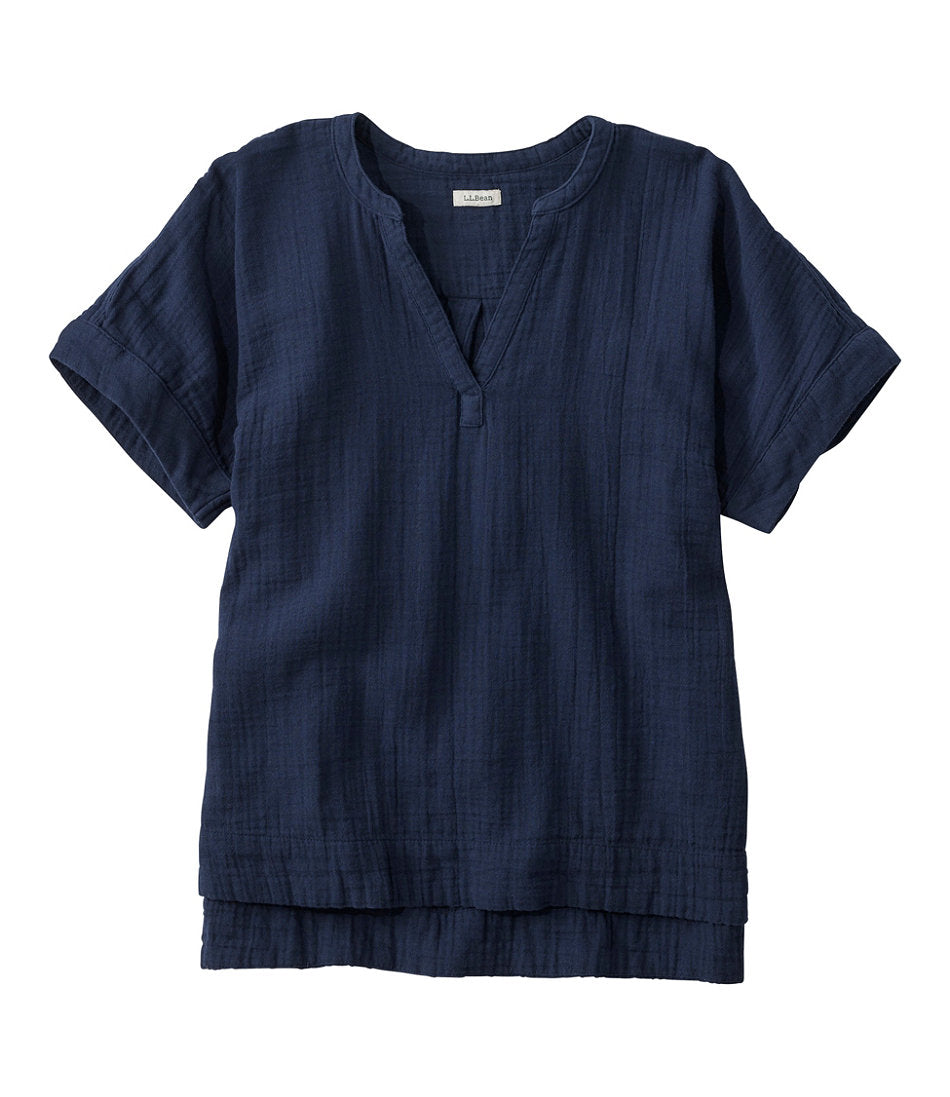 Women's Cloud Gauze Shirt Short-Sleeve