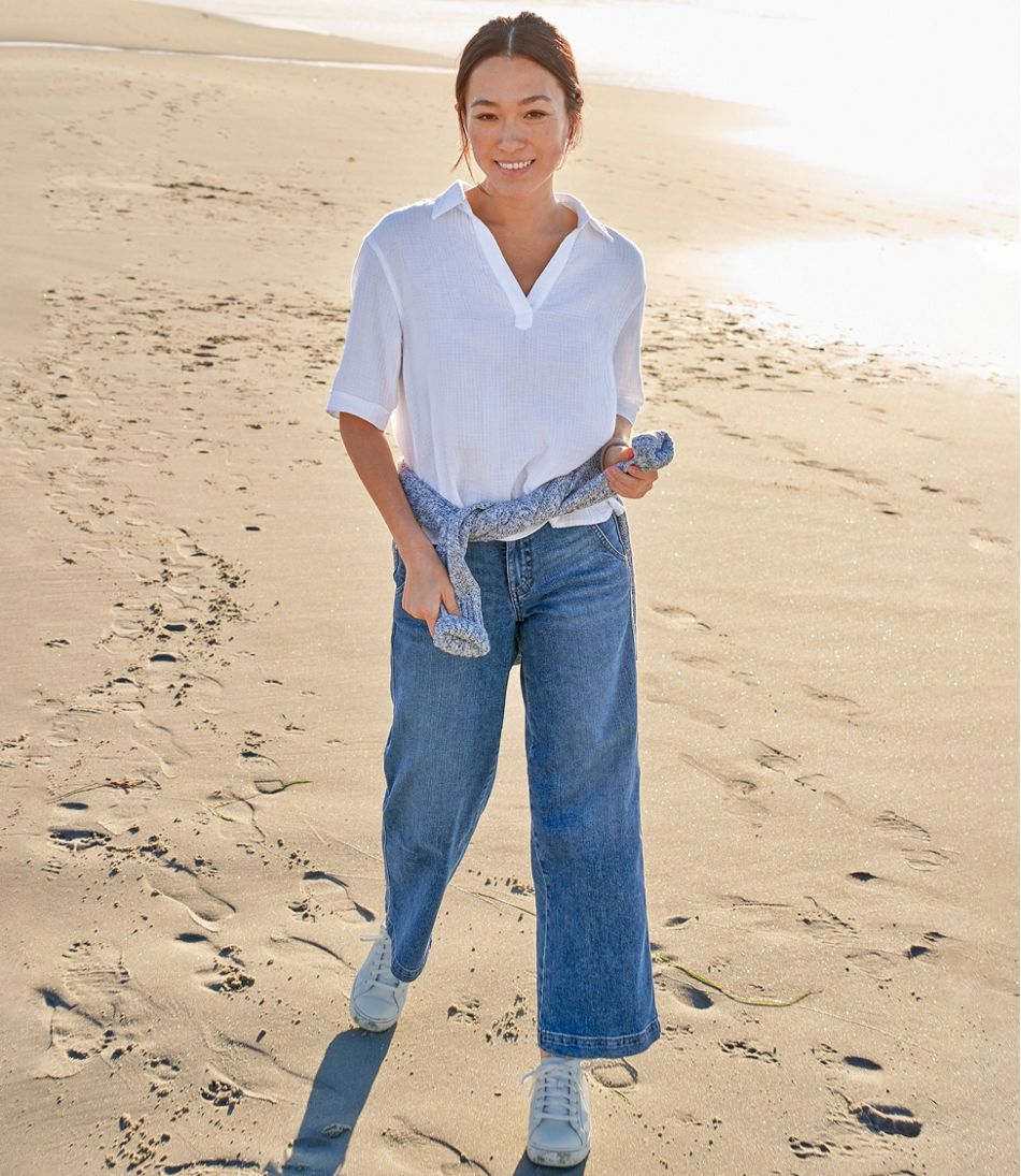 Women's Cloud Gauze Shirt Polo