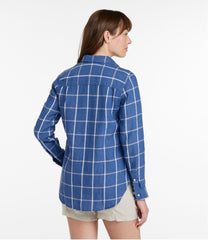 Women's Premium Washable Linen Shirt Tunic Stripe