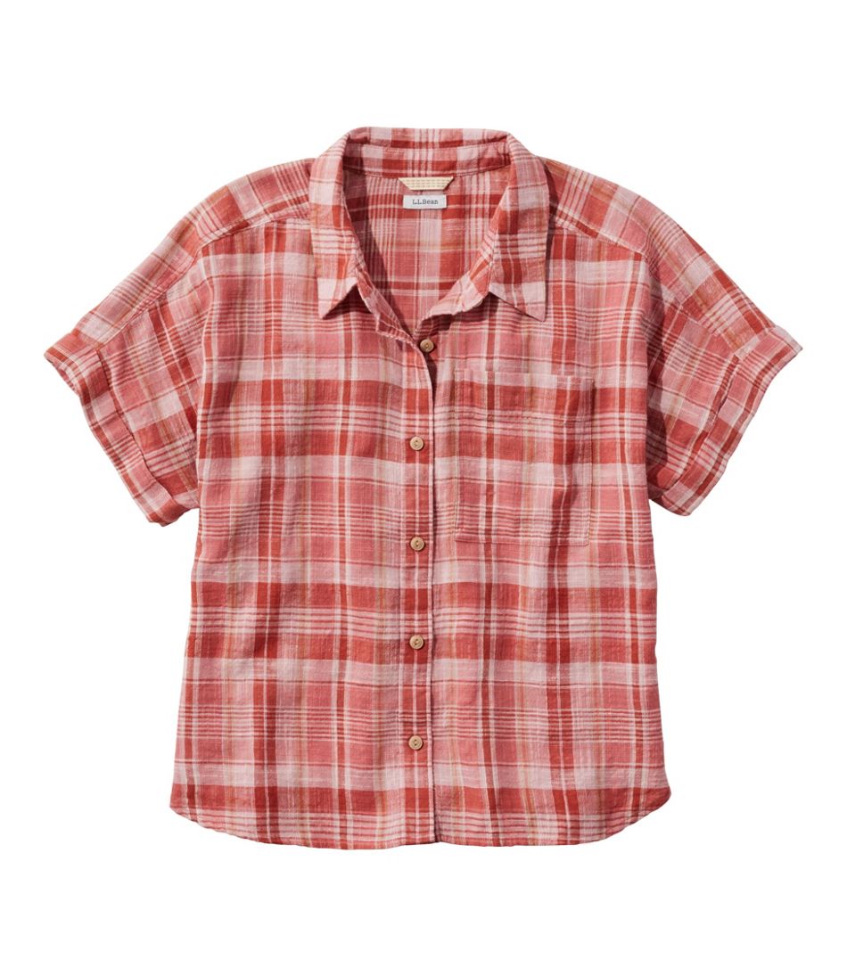 Women's L.L.Bean Day Breeze Shirt Short-Sleeve Button-Front