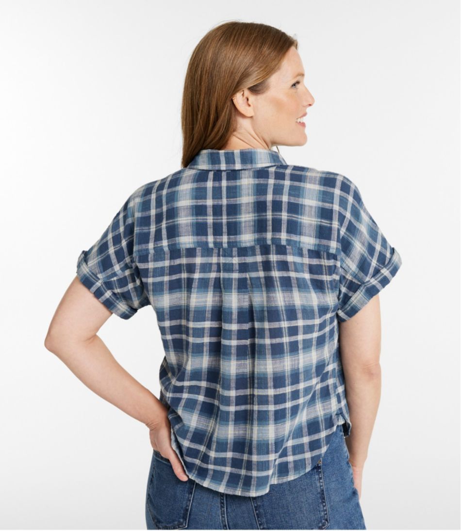 Women's L.L.Bean Day Breeze Shirt Short-Sleeve Button-Front