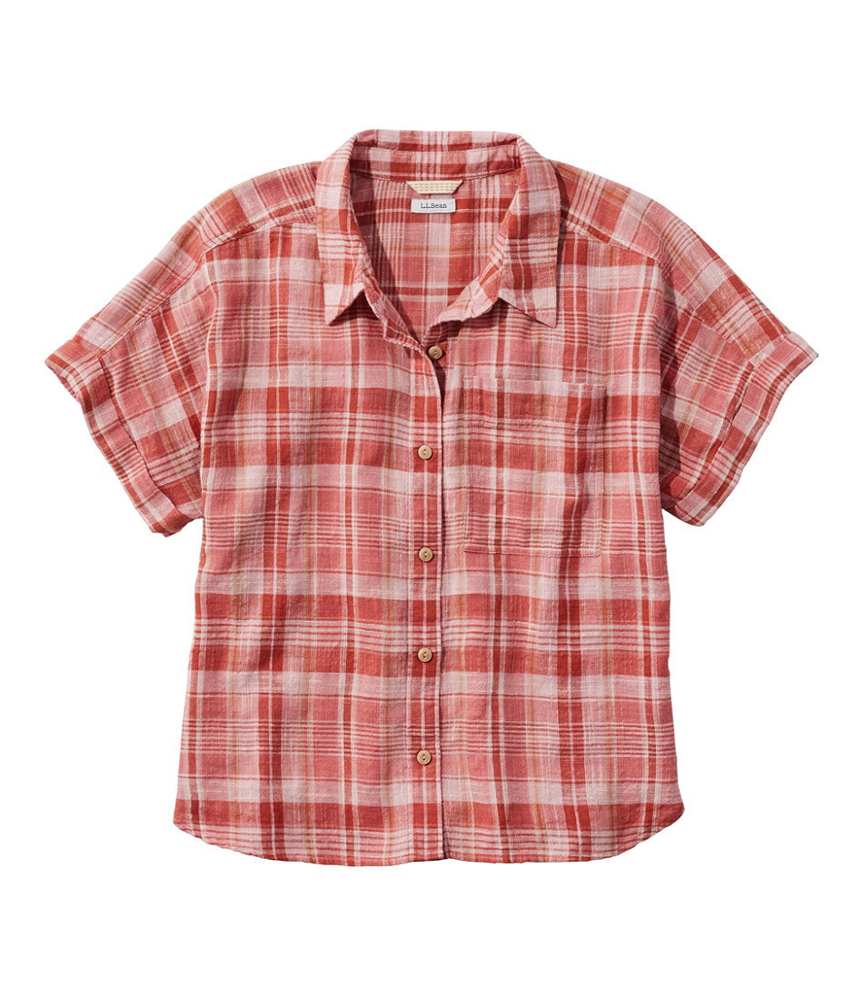 Women's L.L.Bean Day Breeze Shirt Short-Sleeve Button-Front