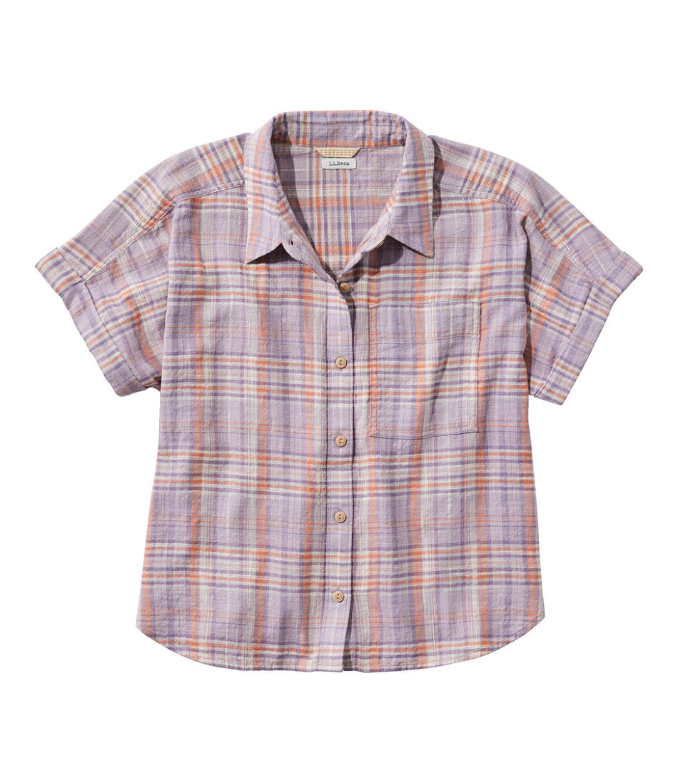 Women's L.L.Bean Day Breeze Shirt Short-Sleeve Button-Front