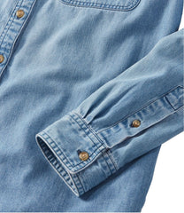 Long-Sleeve Women's L.L. Bean Heritage Washed Denim Shirt