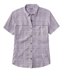 Plaid Short-Sleeve Women's Tropicwear Shirt