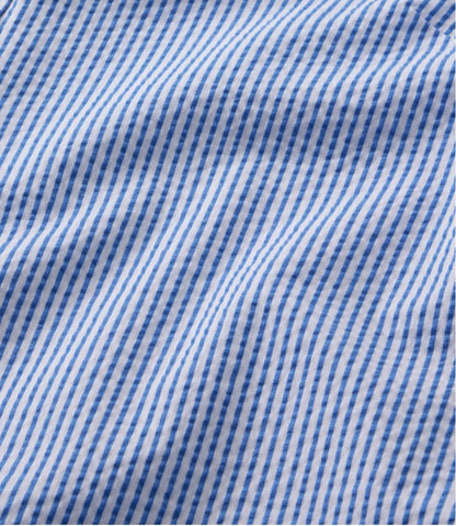 Women's Vacationland Seersucker Shirt, Long-Sleeve
